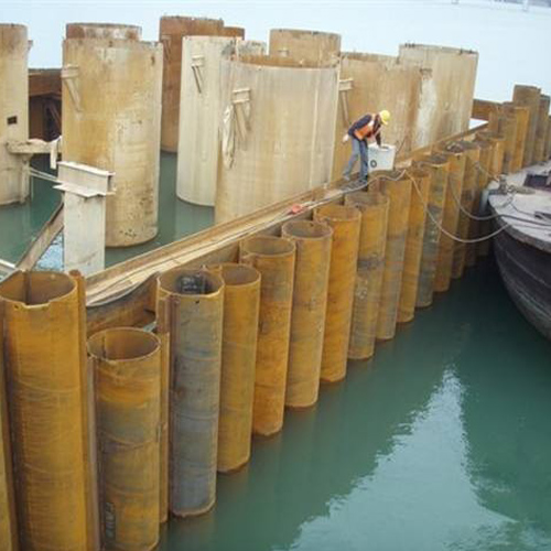 崇左钢护筒现场安装